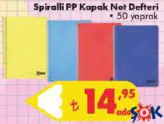 RHİNO SPİRALLİ PP KAPAK NOT DEFTERİ 50 YAPRAK indirimli fiyat RHİNO SPİRALLİ PP KAPAK NOT DEFTERİ 50 YAPRAK fiyat ve kampanya bilgisi